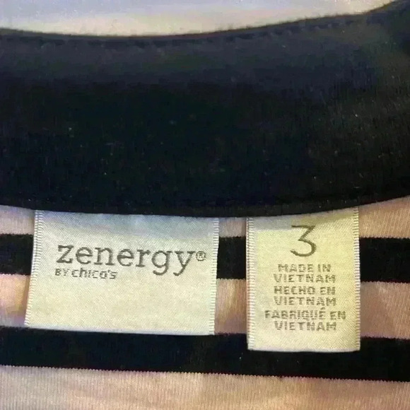 CHICO ZYNERGY SIZE 3 Zip-Up JACKET/CARDIGAN - Picture 6 of 7